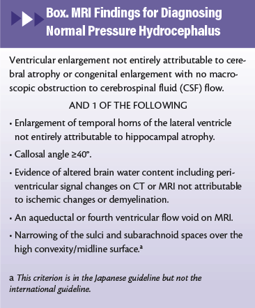 normal pressure hydrocephalus